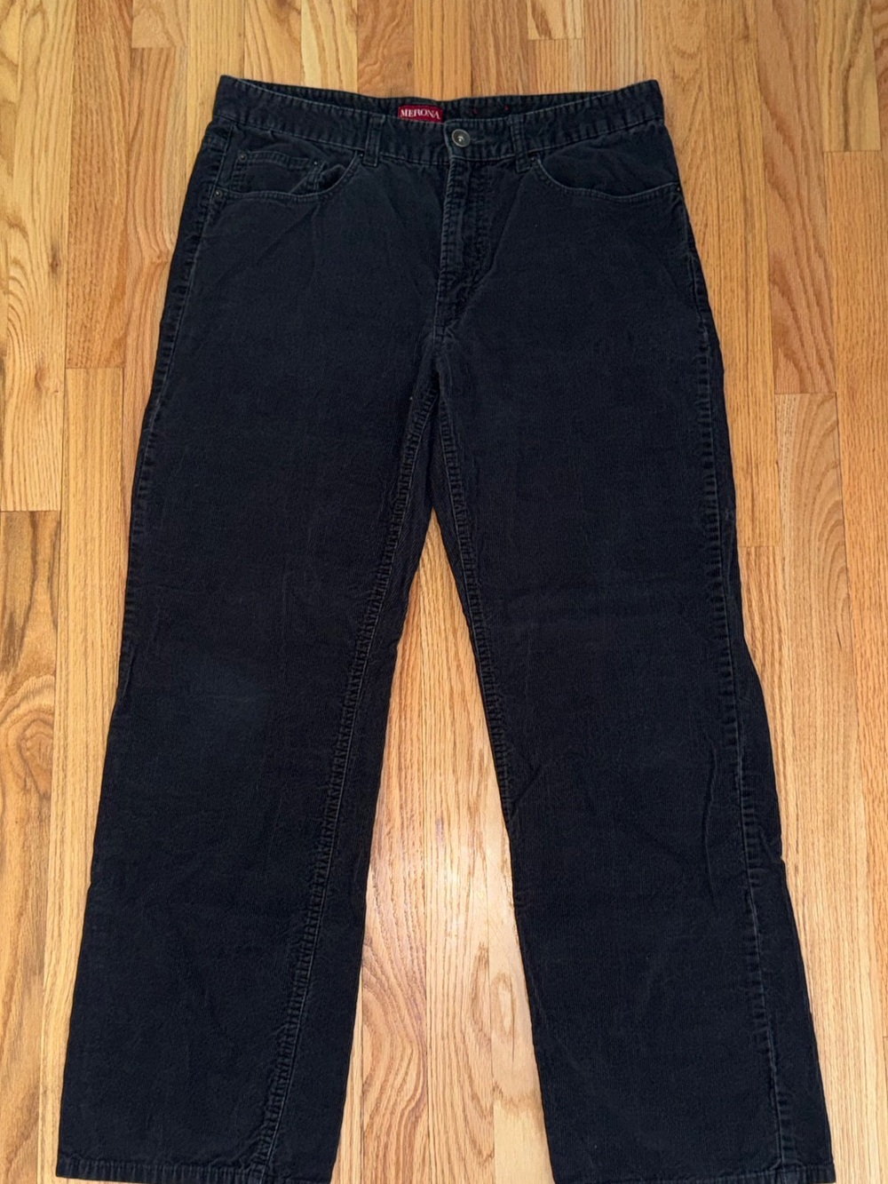 Merona Men’s Black Corduroy Pants size 36x32